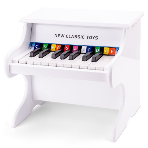 New Classic Toys Piano White 18 keys