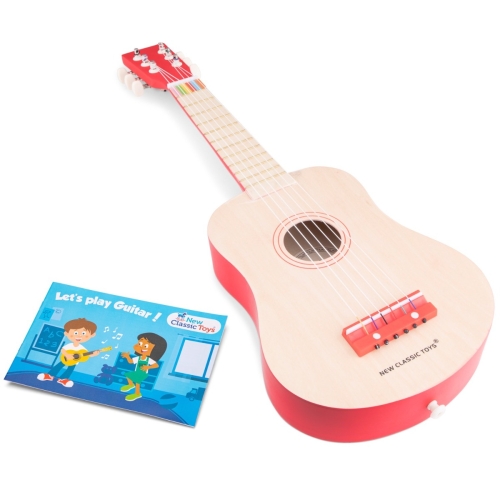 Nouveau Classic Toys Guitar de Luxe Blank avec Red