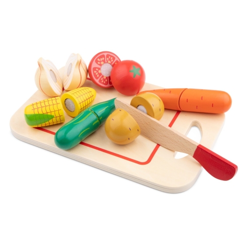 New Classic Toys Set de découpe de légumes sur planche à découper