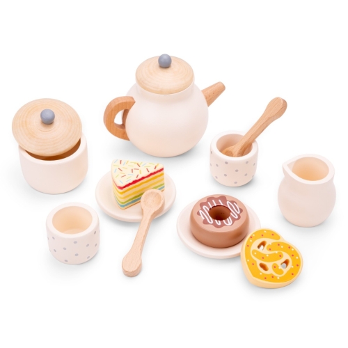 Nouveau Classic Toys Set à thé en bois