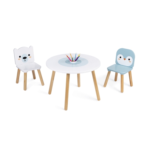 Table et 2 chaises Janod - Polar