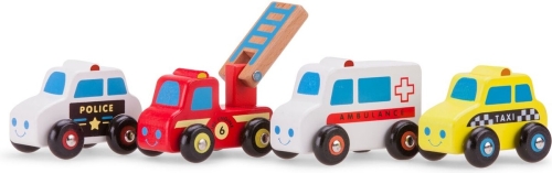 Nouveau Classic Toys Emergency vehicles set 4 cars