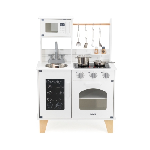 PolarB Wooden Play Kitchen Blanc