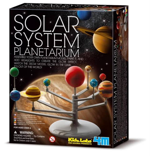 4M KidzLabs Jeu de construction de maquettes du système solaire