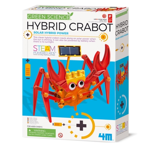 4M Kidzlabs Vert Science Robot Crabe