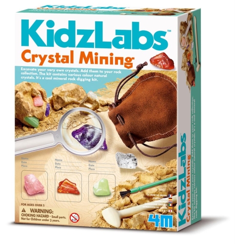 4M KidzLabs Crystal Mine Excavation Kit (français)
