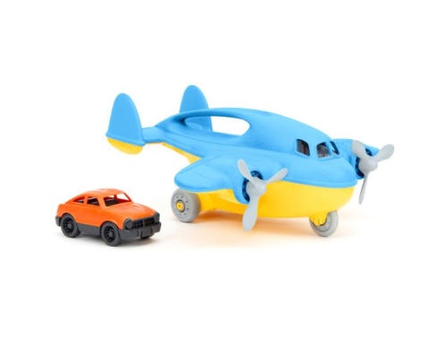 Green Toys Cargaison Avion Bleu