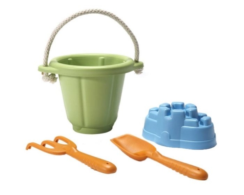 Green Toys Ensemble de jeu de sable seau vert