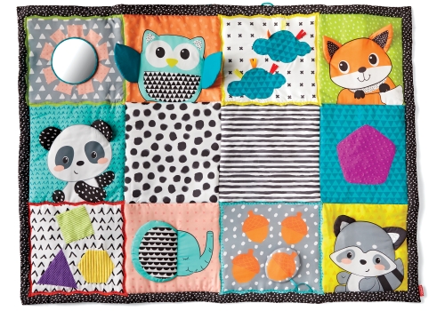 Infantino Go Gaga Tapis de découverte géant Fold and Go
