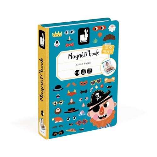 Janod Magnetibook Crazy fait face à un garçon