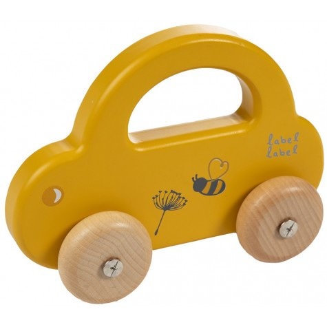 Label-Label Petit Voiture Ocre