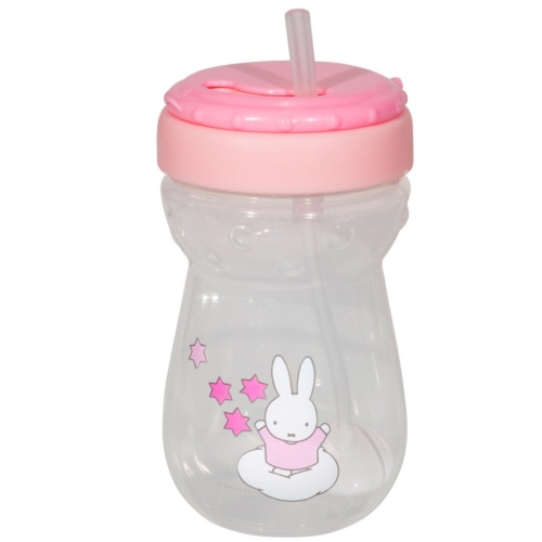 Miffy Coupe en paille 360 ml Rose