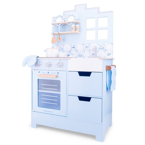 New Classic Toys cuisine pour enfants Delft bleu