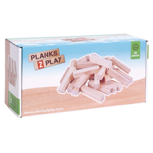 Planks2Play Piliers en bois 30 pièces grand