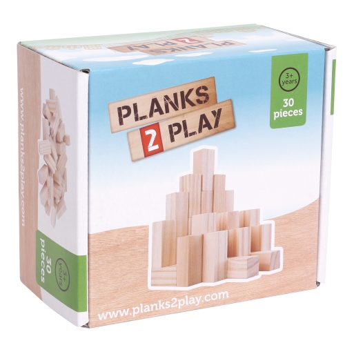 Planks2Play Piliers en bois 30 pièces Small