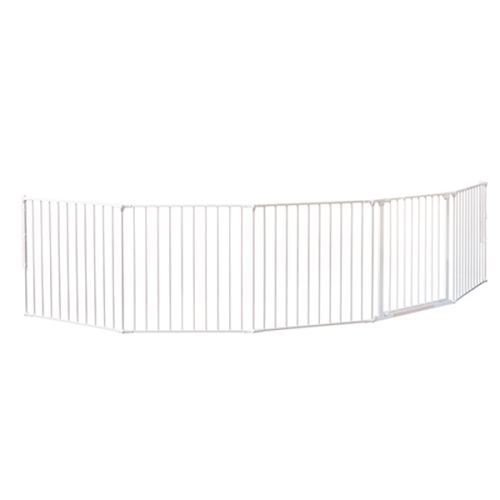 BabyDan Cloison de Cheminée Flex XXL Blanc (90-350cm)