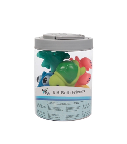 BoJungle Jouets de bain Animaux 6 pièces