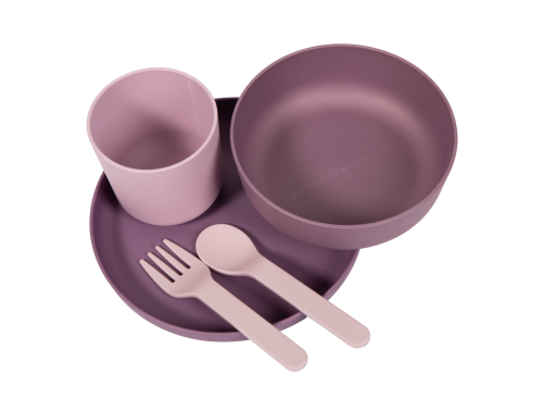 BoJungle Crockery CPLA rose/violet