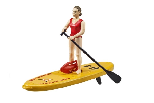 Sauveteur Bruder bworld avec planche de stand-up paddle