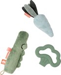 Done by Deer Tiny Activity Toy Set Croco Green (3 pièces)