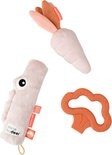 Done by Deer Tiny Activity Toy Set Croco Powder Pink (3 pièces)