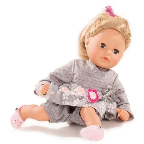 Götz Cozy Aquini Be a doctor, cheveux blonds, yeux endormis, 33 cm