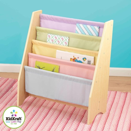 Kidkraft Schuin Bookshelf Couleurs pastel