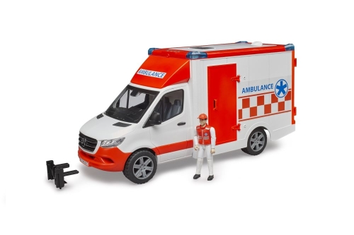 Bruder MB Sprinter Ambulance avec chauffeur