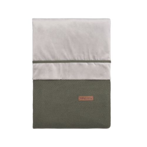 Housse de couette bébé 100x135 cm Classic Khaki