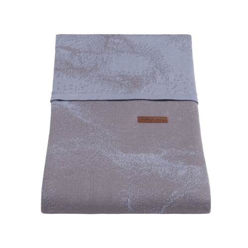 Baby's Only Dekbedovertrek 100x135 cm Marble cool grey/lila