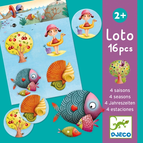 Djeco loto mémoire 4 saisons