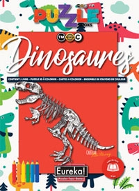 Eureka livre de puzzle dinosaures