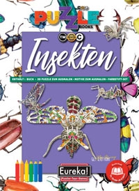 Eureka livre de puzzle insectes