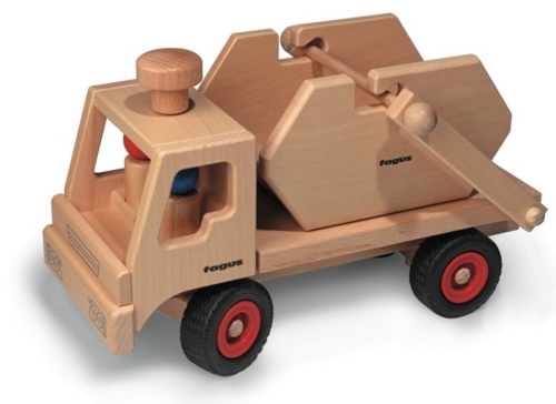 Camion Fagus en bois avec conteneur