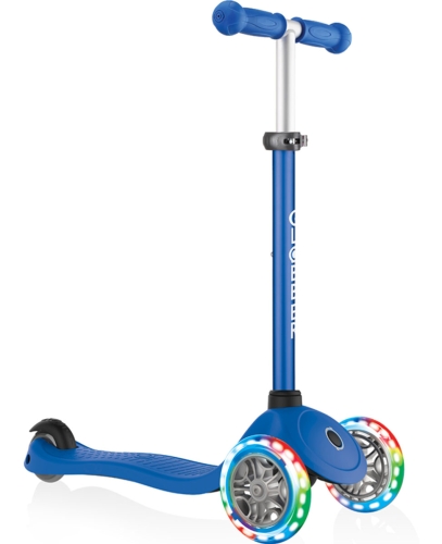 Globber Trottinette Primo V2 bleu avec feux