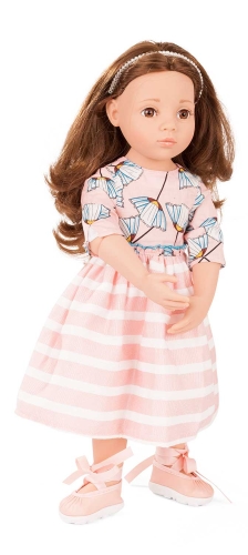 Götz Happy Kidz, Sophie, cheveux bruns, yeux bruns, 50 cm
