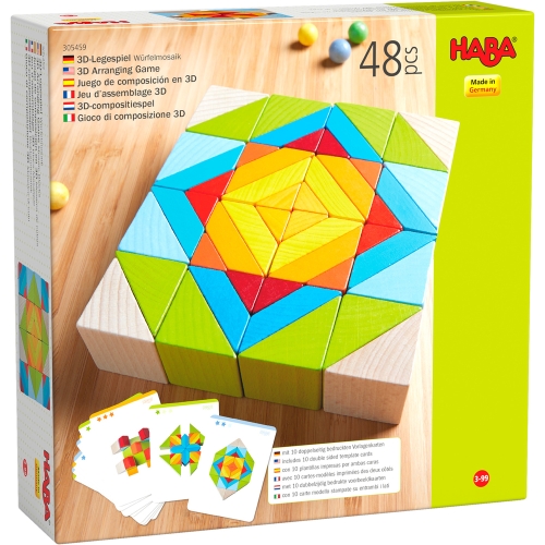 Haba Mosaïque de blocs de jeu de composition 3D