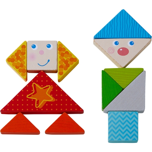 Haba Jeu mélange de tangram coloré