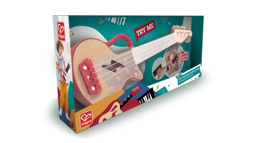 Hape Ukulele avec lumières Rouge