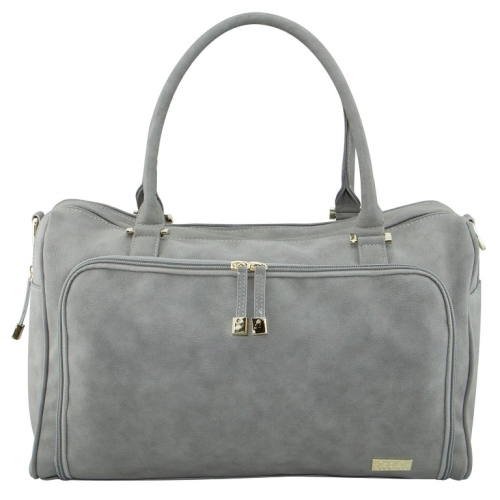 Isoki sac à langer / sac à langer Double Zip Satchel Stone