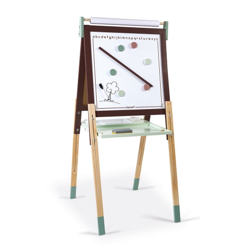 Janod Tableau noir bordeaux rouge/vert