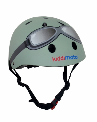 Kiddimoto Casque Enfant Vert Pastel M