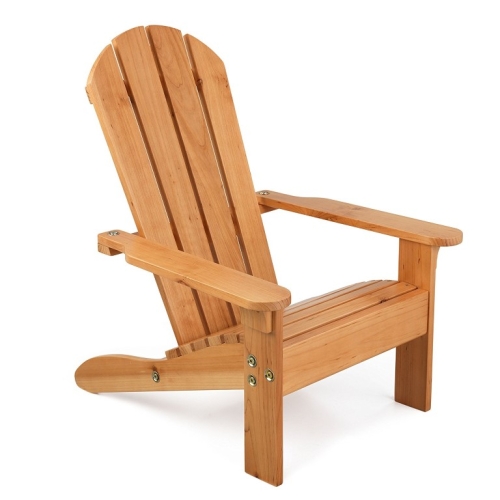 Kidkraft Chaise de jardin en bois Adirondack Miel