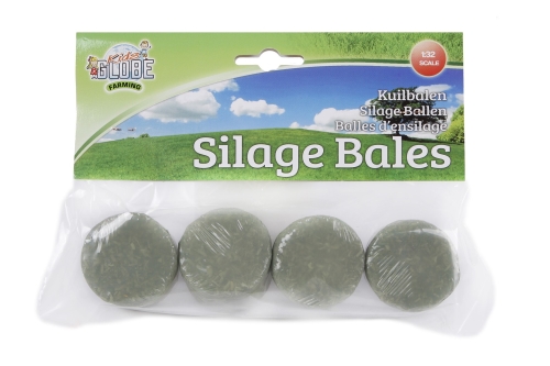 Kids Globe 4 balles d'ensilage rondes