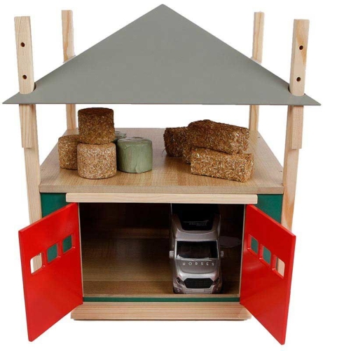 Kids Globe en bois de botte de foin avec rangement