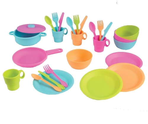 Ensemble de casseroles et batterie de cuisine en pastel, 27 pièces