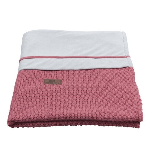 Couverture pour bébé, Chenille Robust Grain Framboise