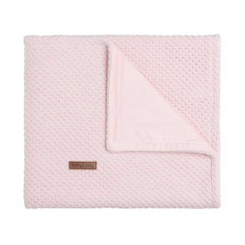 Couverture pour berceau pour bébé avec goût doux, rose classique