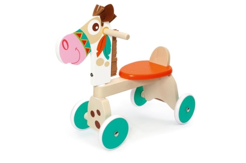 Scratch balance bike poney indien