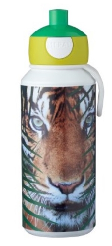 Bouteille d&#39;eau potable Campus Pop-Up 400 ml Animal Planet Tiger Green